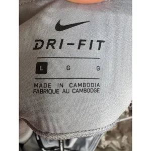 Nike Dri Fit Womens Athletic Leggings Gray Size L Running‎ Workout Fitness thumbnail 4