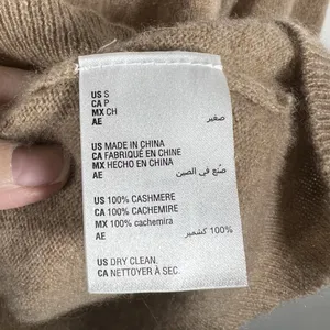 Charter Club 100%‎ Cashmere Sweater Tan Womens Size S Crewneck Pullover Neutral thumbnail 6