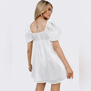 Princess Polly Alaya Mini Dress in White Size 10 New with tag thumbnail 3