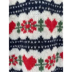 Loose Crew-Neck Wool-Blend Cropped Sweater Old Navy Large hearts Oversized thumbnail 11