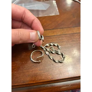 11.18g h51 jewlery scrap fix bracket ring earring thumbnail 4