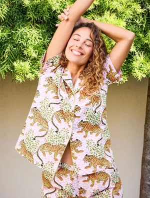 Printfresh Bagheera Short Sleeve PJ Top thumbnail 1