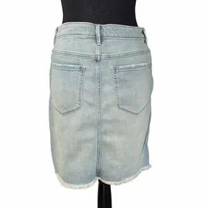 Abercrombie & Fitch Blue Denim Mini Skirt(Size 28) thumbnail 4