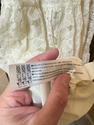 En Saison white floral eyelet lace tiered maxi dress thumbnail 10