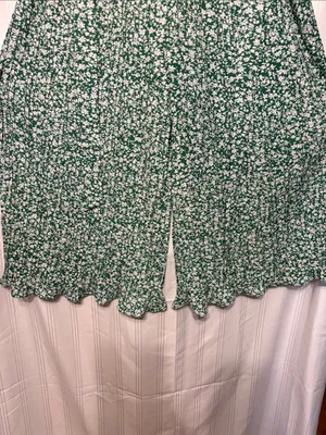 Green Floral Women Pants thumbnail 4