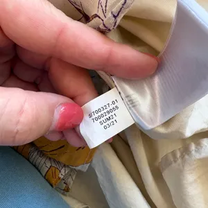 Banana Republic Maxi Dress Womens M Yellow Purple Floral Linen Blend Open Back thumbnail 9
