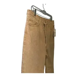 Re/Done Womens Khaki 90s‎ High Rise Loose Fit Denim, Size 31 thumbnail 4