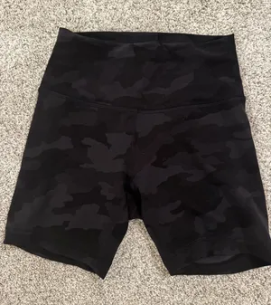 Lululemon Camo Biker Shorts thumbnail 1