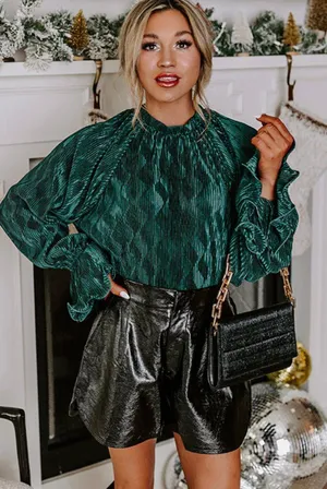 Impressions Found Your Love Pleated Top thumbnail 1