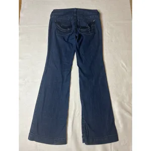 Ariat AW 9427 REAL Mid Rise Trouser Jeans Women Stretch Denim Size 28R thumbnail 3