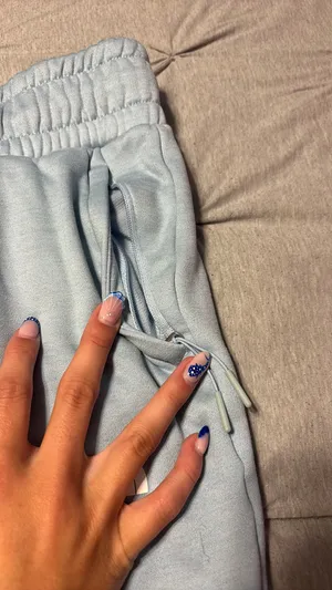 North Face light blue sweatpants thumbnail 4