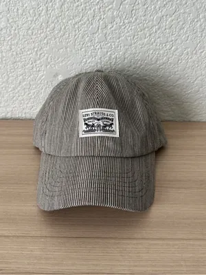 Levi's Grey Baseball Hat with Front Patch adjustable thumbnail 2