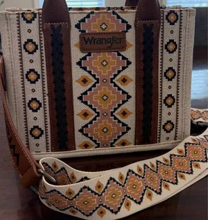 Wrangler Southwestern Crossbody Tote Bag thumbnail 7