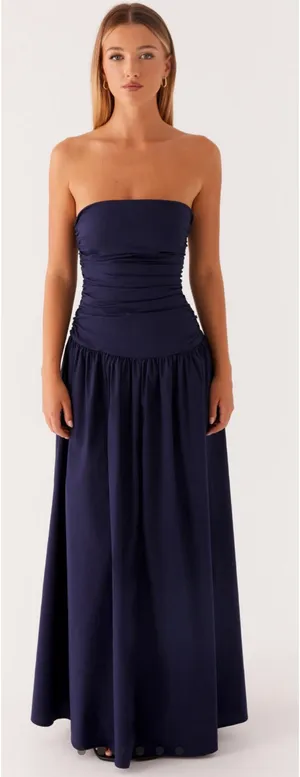 Peppermayo Maxi Dress Navy Blue thumbnail 1