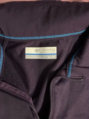 Columbia Women's Purple Fleece Lined Half-Zip Pullover Sweatshirt Size XL thumbnail 2