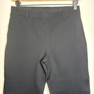 Quince Ultra Stretch Ponte Straight Leg Pants‎ Black Size S thumbnail 5