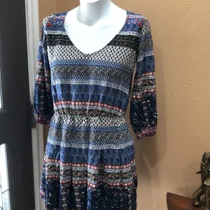 Hollister open back 3/4 sleeve short dress thumbnail 2