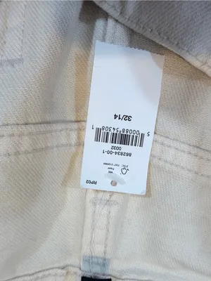 NWT Banana Republic‎ Cream Barrel Leg Jeans High Rise Wide Leg Denim 32 14 thumbnail 8
