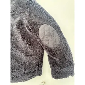 Alo Yoga Black Sherpa Edge Shacket M thumbnail 10