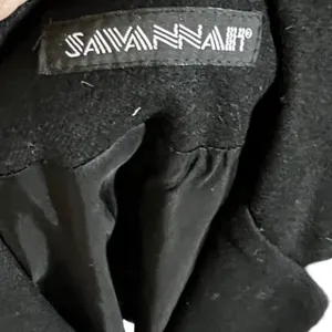 Vintage Savannah Wool‎ Black Blazer Size M thumbnail 5