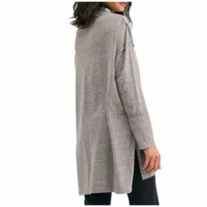 ✨Free People Bella Vista Oversized Sz Medium Tunic Top in Charcoal✨ thumbnail 7