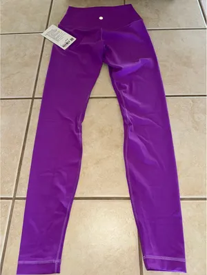 Lululemon Align High Rise 28” Moonlit Magenta Size 4 NWT thumbnail 2