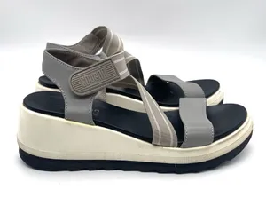 Cougar Platform Sport Sandal in Gray and Cream thumbnail 1