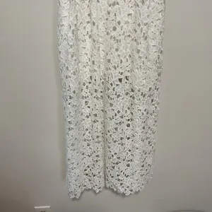 ASTR the‎ Label Lace A-Line White Midi Dress Size Small thumbnail 4