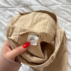 Brandy Melville Khaki Cargo Mini Skirt Tan 100%‎ Cotton Utility Beachy Summer thumbnail 8