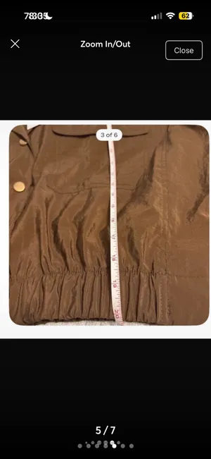 Zara Brand New Unique Brown Cropped Top/Utility Jacket Button-Snap Front & Pockets Size Small - UtilityChic Gorpcore Safaristyle Streetwear Day-to-Night Standout thumbnail 6