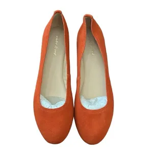 Violet and Red Orange Slip on Flat Shoe(Size 8.5M) Orange thumbnail 5