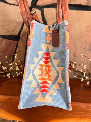 Southwestern Print Small Canvas Tote/Crossbody thumbnail 9