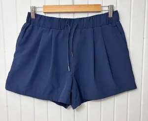 HALARA Deep‎ Blue Relaxed Shorts lightweight Size M thumbnail 1