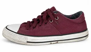 Converse 9 Chuck Taylor All Star Madison Burgundy Plaid Low Top Sneakers 561739F thumbnail 1