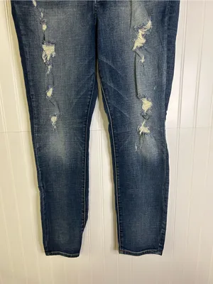 American Eagle Distressed Super Stretch Hi-Rise Jeggings Size 14 thumbnail 3