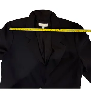 WAYF Women's Black oversized Blazer Jacket Size M Long Sleeve thumbnail 5