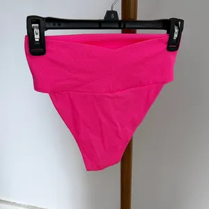 Aerie Neon Pink High-Waisted Bikini Bottom thumbnail 2