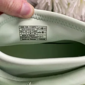 Ugg Sneaker Glitter Chunky Mint Green Spellout Graphic Strap Shoe Womens Size 7 thumbnail 3