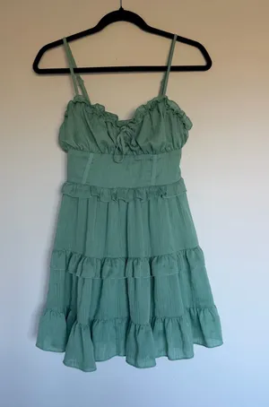 Wild Fable Green Mini Dress thumbnail 1