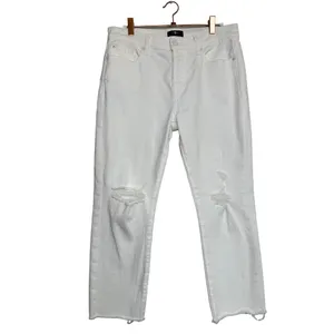 7 for All Mankind Josefina Boyfriend Jean Size 28 Broken Twill White New thumbnail 2