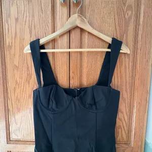 White Fox Black Bustier mini dress black Medium thumbnail 3