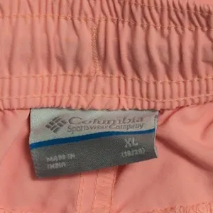 Columbia Peach Omni Shade PFG Elastic Waist Athletic Outdoor Shorts XL 18/20 thumbnail 7
