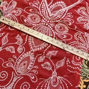 SOLITAIRE BOHEMIAN EMBROIDERED TOP. Sz: L thumbnail 6