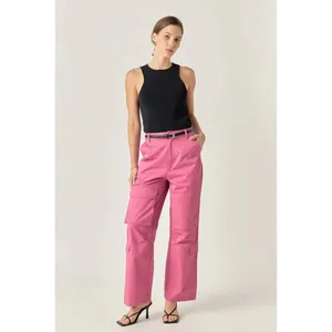 English factory high rise wide leg cargo pants Size‎ Small thumbnail 2
