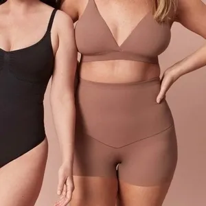 Joyspun Women Brown Cocoa Medium Support High‎ Waisted Shaping Boyshorts Size M thumbnail 7