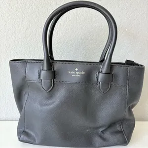 Kate Spade Melanie Satchel Black Women’s Handbag ~Very Good thumbnail 1