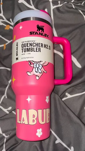 Stanley x Pop Mart Labubu limited-edition 40 oz Quencher H2.0 FlowState Tumbler thumbnail 1