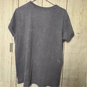 Mighty Fine Short Sleeve Distressed Graphic Tee with Trust Yourself Print Sz S thumbnail 2