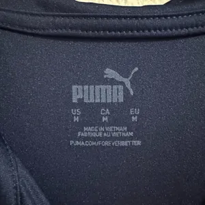 Puma Navy Blue Short Sleeve Polo thumbnail 2