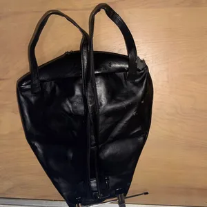 Quilted Front Pocket Black Women's Backpack thumbnail 5
